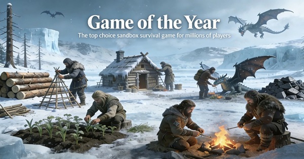 Frostland Survival – Game sinh tồn thế giới mở trong lòng Bắc Cực khắc nghiệt
