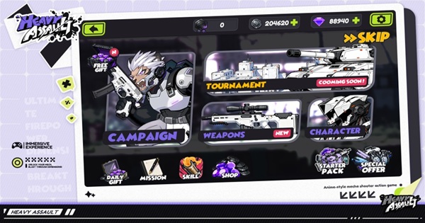 HeavyAssault – Lao mình vào thế giới hành động 2D cuộn ngang đầy kịch tính